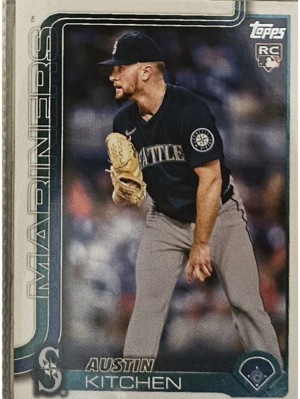 2025 Topps Update #US320 Austin Kitchen Seattle Mariners RC Baseball Rookie Card